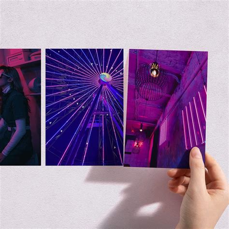 Buy Wall Collage Kit Aesthetic Pictures, Purple Photo Collage Kit for ...