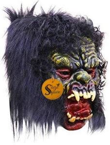 Sage Square Rubber Latex Funny Scary Horror Full Face Mask for Costume ...