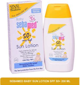 Sebamed Sunscreen - SPF 50 baby sun lotion spf 50+ - baby sunscreen ...