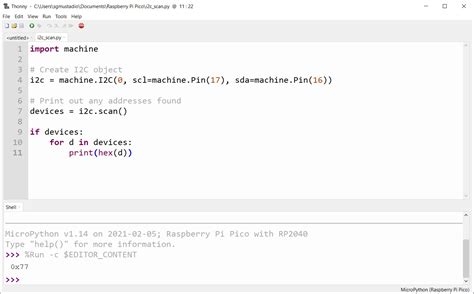 Image result for Raspberry Pi Pico Micropython I2C