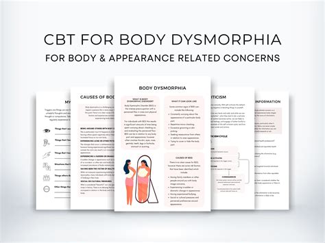 CBT for Body Dysmorphia Worksheets | My Thriving Mind