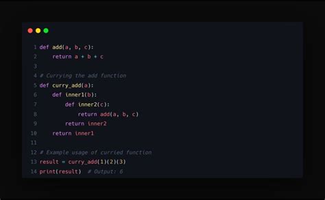 Currying in Python 的图像结果