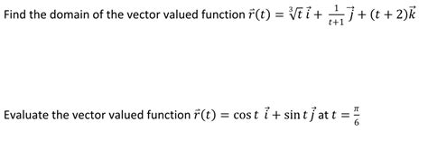 Image result for Vector Valued Function Domain Calculator