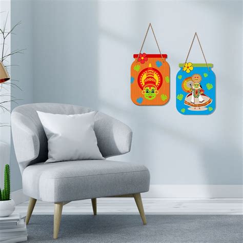 Buy Art Vibes Decorative Wooden Wall Hanging for Home Online