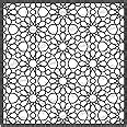 CrafTreat Arabic Pattern Stencils - Arabic Designs - 12x12 Inches - DIY ...