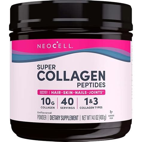 NeoCell Super Collagen Peptides Unflavored Powder Dietary Supplement ...
