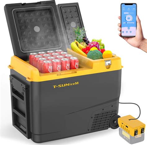 T-SUNiceM 12 Volt Car Refrigerator Compatible with Dewalt India | Ubuy
