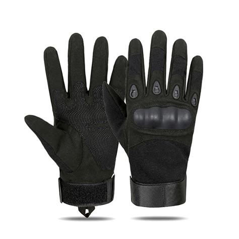 ZaySoo Full Finger Bike Gloves Hard Knuckle Motorcycle Bike Riding ...