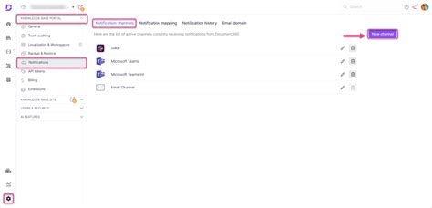 Image result for Notification Channel Settings