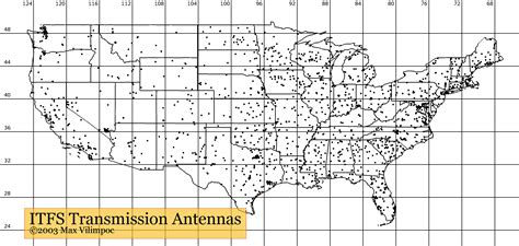 Data Visualization -- FCC ITFS Antenna Map