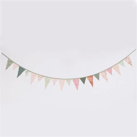 Peach Parade Bunting – Contrast Living