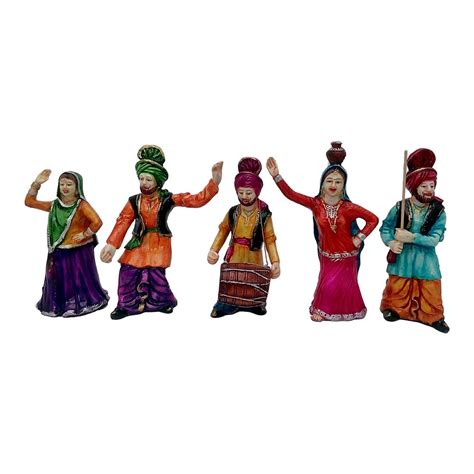 Buy ART N HUB Hndicraftitem-Bhangra Party Statue Figure(H-26 CM) Online ...