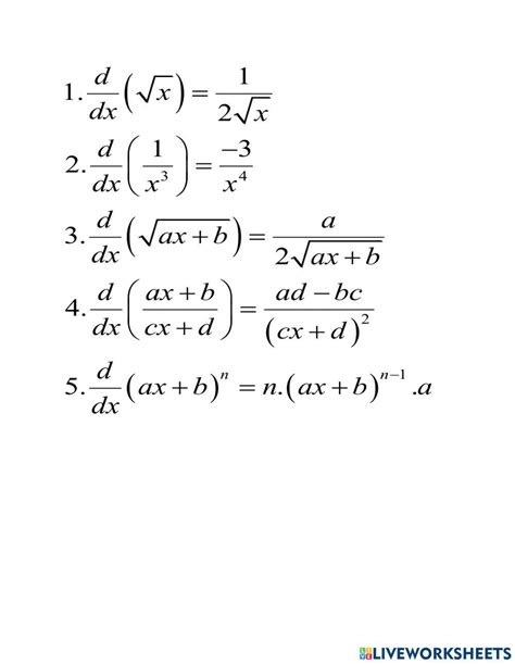 Derivatives Math Formula 的图像结果