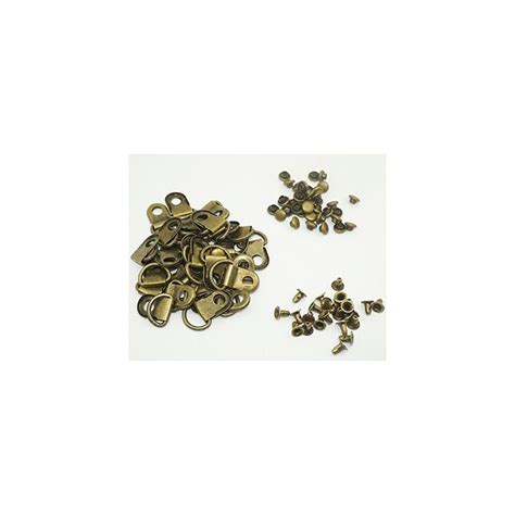 AUXPhome Pack of 20 Set）Metal Steel Buckles Rivet D Ring India | Ubuy