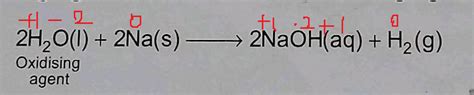 Which is the oxidising agent in the following equation ? HAsO2(aq) + Sn ...