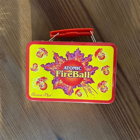 Atomic Fireball Candy Tin, Atomic Fireball Suitcase Tin, Ferrara Pan ...