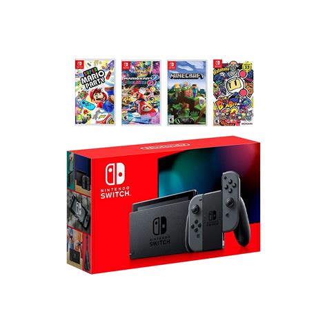 Buy 2019 New Nintendo Switch Gray Joy-Con Console Multiplayer Party ...
