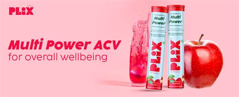 The Plant Fix Plix Multi Power Multivitamin + Apple Cider Vinegar 15 ...