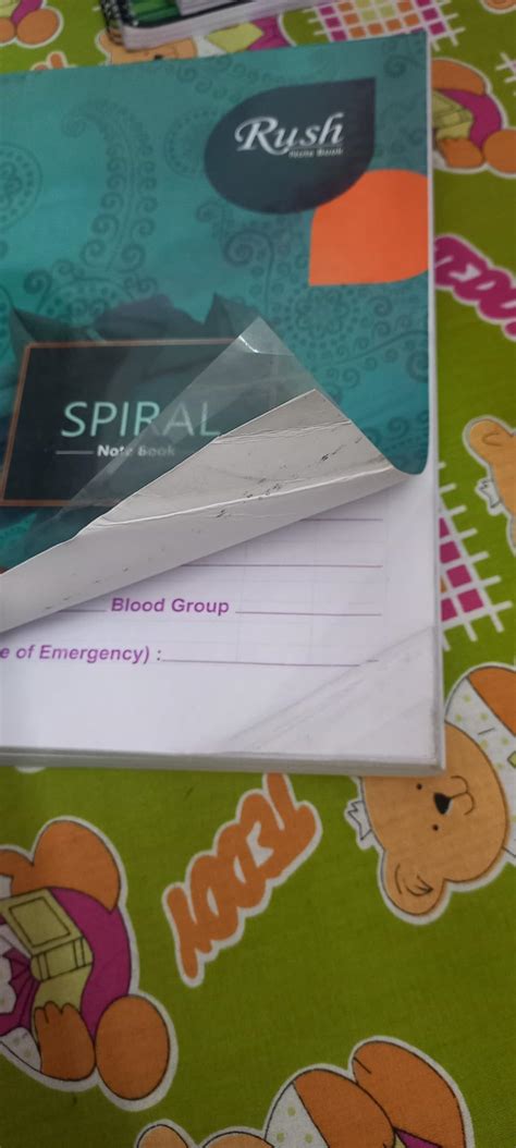 Rush Semi Rough A4 Spiral Notebook Unruled 400 Pages Notebook | rough ...