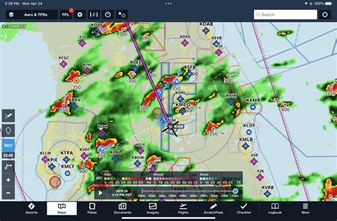 Using ForeFlight 的图像结果
