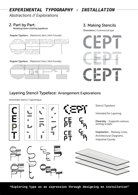 Overlay: Exploring the Depths of Typography | CEPT - Portfolio