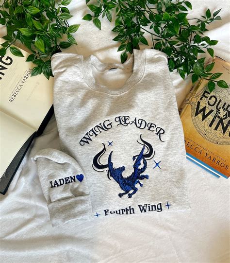 Wingleader Xaden Riorsen Sweatshirt/ Licensed Fourth Wing Merch ...