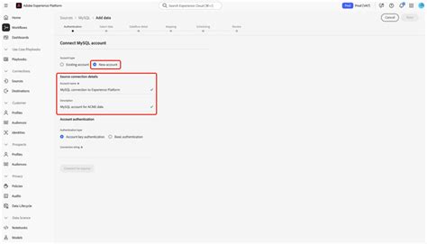 Connect MySQL To Experience Platform Using The UI | Adobe Experience ...