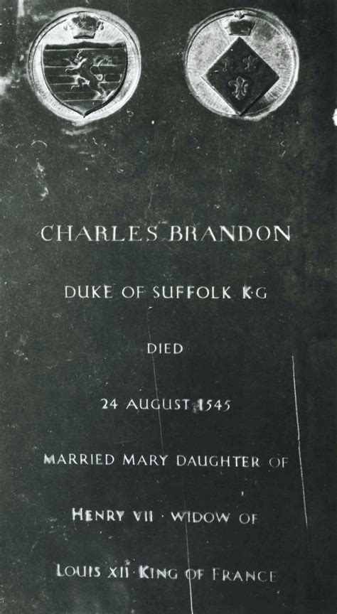Charles Brandon, Duke of Suffolk - College of St George