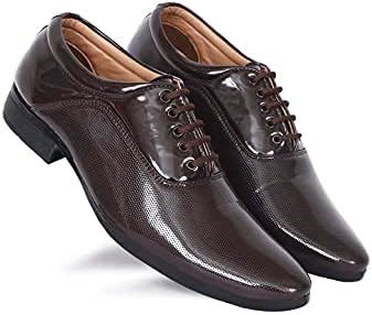 Buy AADI Men's Brown Synthetic Leather Derby Formal Shoes - MRJ1652_07 ...