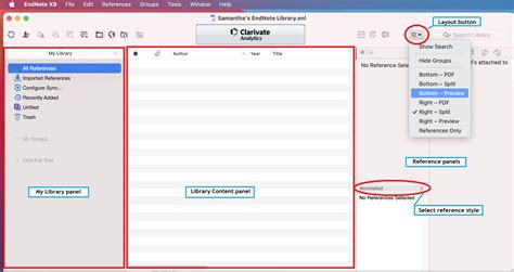 EndNote Reference Library 的图像结果