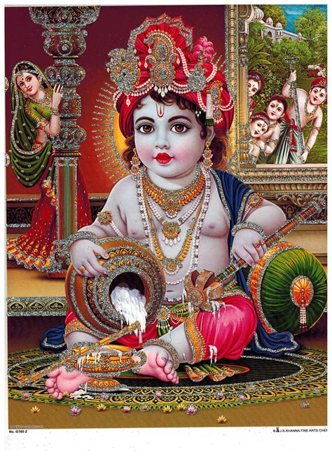 Hindu God Baby Krishna Wallpaper