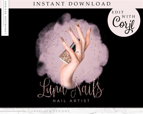 Buy Beauty Logo, Nail Artist Logo Design, Premade Logo, Elegant Logo ...