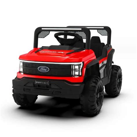 StarAndDaisy Kids Battery Operated Ford Jeep Ride-Ons - Red