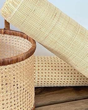 A J Quality Webbing Squared Natural Rattan Cane Mesh Roll Cane Roll ...