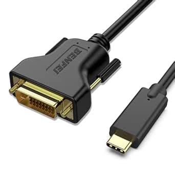 USB C to DVI Cable, Benfei USB Type-C to DVI Cable [Thunderbolt 3 ...