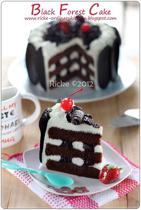 Just My Ordinary Kitchen : BLACK FOREST CAKE FOR OUR  