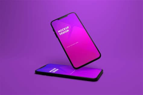 Smartphone screen mockup | Premium PSD