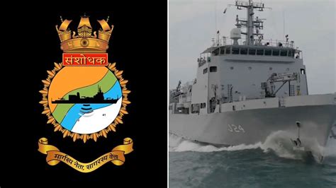 Indian Navy Unveils Crest Of Indigenous Survey Vessel 'Sanshodhak ...