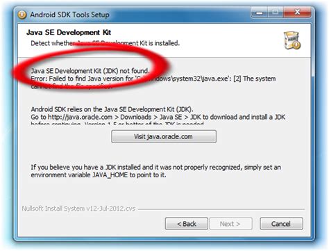 Image result for Java SE Development Kit JDK Was Not Found On This Computer