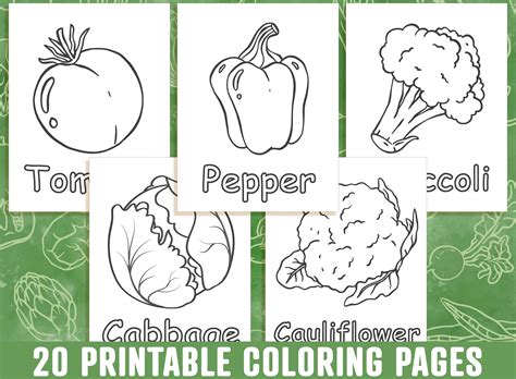 Veggie Coloring Pages