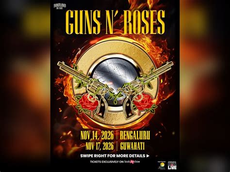 Guns N' Roses to perform in Bengaluru and Guwahati in November 2026