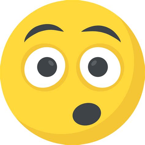 Anxious face, confused, pensive face, surprised, wondering icon ...