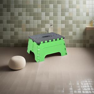Finner Plastic Small Folding Step Stool Super Strong Foldable Stool for ...