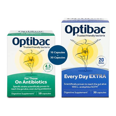 Buy Optibac Probiotics Antibiotic Bundle - Every Day Extra Probiotics ...
