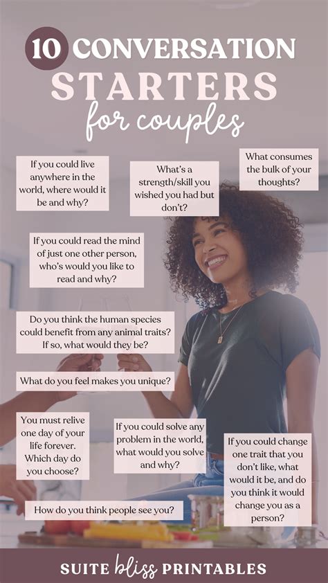 Couple Conversation Cards: 62 Epic Questions Free Printable ...