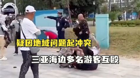 三亚海边多人疑因地域问题拌嘴互殴，警方介入调查_凤凰网视频_凤凰网