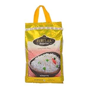 Fortune Jubilee Long Grain Rice - Regular, 5Kg : Amazon.in: Grocery ...