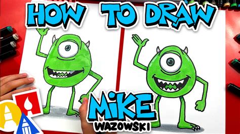 How To Draw Baby Mike Wazowski