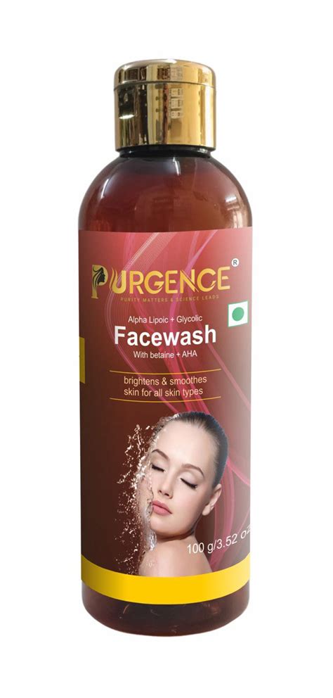PURGENCE AHA + Glycolic Brightening Face Wash | 100 ml – Purgence