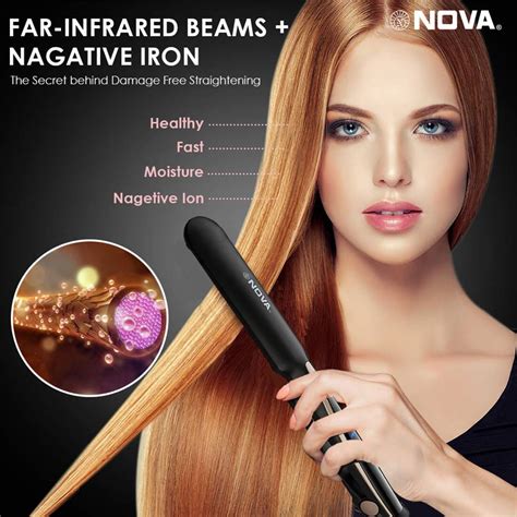 Nova Infrared NHS 890 Extra Wide Plate Hair Straightener |Straightener ...